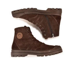 Pataugas AUTHENTIQUE M/ZIPS H4H CHOCOLAT -Pataugas Soldes 628190 BOOTS HOMME OG M ZIPS H4H CHOCOLAT 6WEB
