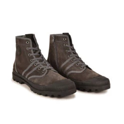 Pataugas AUTHENTIQUE M/ZIPS H4H GRIS/NOIR -Pataugas Soldes 628190 BOOTS HOMME OG M ZIPS H4H GRIS 4WEB
