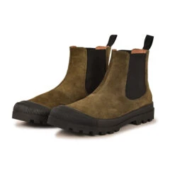 Pataugas AUTHENTIQUE C/S F4H KAKI -Pataugas Soldes 628191 BOOTS FEMME OG C S F4H KAKI 5WEB