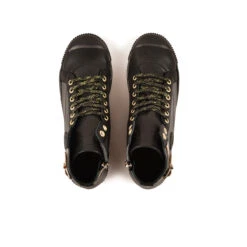 Pataugas BANJOU LATSA/MIX F4H NOIR/DORÉ -Pataugas Soldes 628259 946 BASKET HAUTE FEMME LATSA MIX F4H NOIR DORE 6