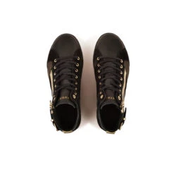 Pataugas PALME/MIX F4H NOIR/DORÉ -Pataugas Soldes 628270 946 BASKET FEMME PALME MIX F4H NOIR DORE 6