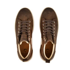 Pataugas NEW CARLO/W H4H CHOCOLAT -Pataugas Soldes 628305 BASKET HOMME NEW CARLO W H4H CHOCO 5