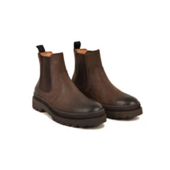Pataugas VITUS/W F4H CHOCOLAT -Pataugas Soldes 628317 803 BOOTS FEMME VITUS W F4H CHOCO 4