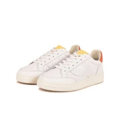 Pataugas BASALT/N F2H BLANC/CORAIL -Pataugas Soldes BASKET FEMME BASALT N F2I BLANC CORAIL 628053 936 5