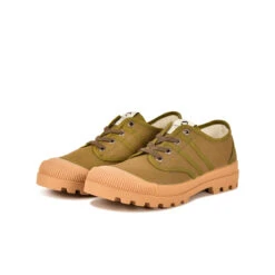 Pataugas AUTHENTIQUE L/T F2H VERT MILITAIRE -Pataugas Soldes BASKET FEMME OG L T F2H VERT MILITAIRE 5