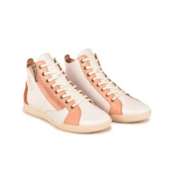 Pataugas PALME/PER F2I ABRICOT -Pataugas Soldes BASKET FEMME PALME PER F2I ABRICOT 628402 252 4