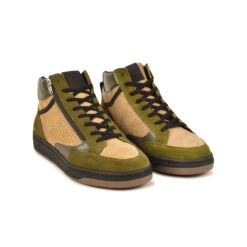 Pataugas BASALTE M/ZMIX H4I TAUPE -Pataugas Soldes BASKET HOMME BASALT ZMIX H4I TAUPE 628472 154 4