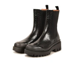 Pataugas AINOA CH/GR F4I NOIR -Pataugas Soldes BOOTS FEMME AINOA CH GR F4I NOIR 628454 850 5