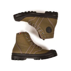 Pataugas AUTHENTIQUE/W MADE IN FRANCE F4G KAKI 11 Pataugas AUTHENTIQUE/W MADE IN FRANCE F4G KAKI -Pataugas Soldes BOOTS FEMME AUTHENTIQUE KAKI 6