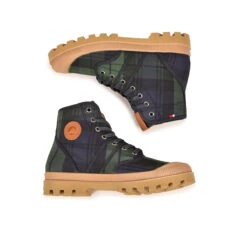 Pataugas AUTHENTIQUE X LE MONT SAINT MICHEL F4G Tartan Marine 11 Pataugas AUTHENTIQUE X LE MONT SAINT MICHEL F4G Tartan Marine -Pataugas Soldes BOOTS FEMME AUTHENTIQUE MSM 6