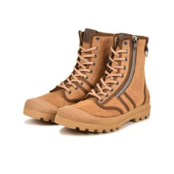 Pataugas AUTHENTIQUE H/ZIPSS F4I CAMEL -Pataugas Soldes BOOTS FEMME OG H ZIPSS F4I CAMEL 628499 751 5