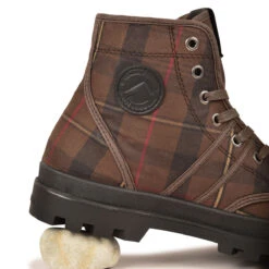 Pataugas AUTHENTIQUE MADE IN FRANCE F4G Tartan Marron -Pataugas Soldes BOOTS HOMME AUTHENTIQUE W H4G TARTAN MARRON 10
