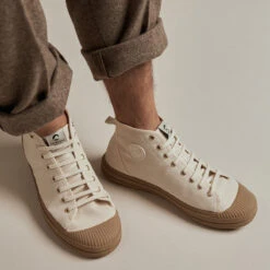 Pataugas ETCHE M/TWK H2H ECRU/GUM -Pataugas Soldes ETCHEMTWKH2HECRUGUM 2