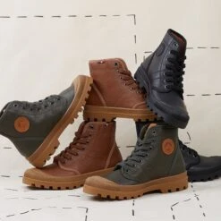 Pataugas AUTHENTIQUE M/G F4H CARAMEL -Pataugas Soldes F Authentique G fabF