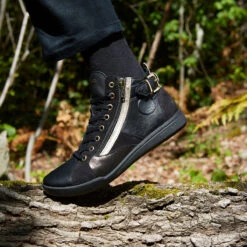 Pataugas PALME/MIX F4H NOIR/DORÉ -Pataugas Soldes F Palme F2H Noir 263b3c89 adce 4700 b3a0 84f3c78b417d